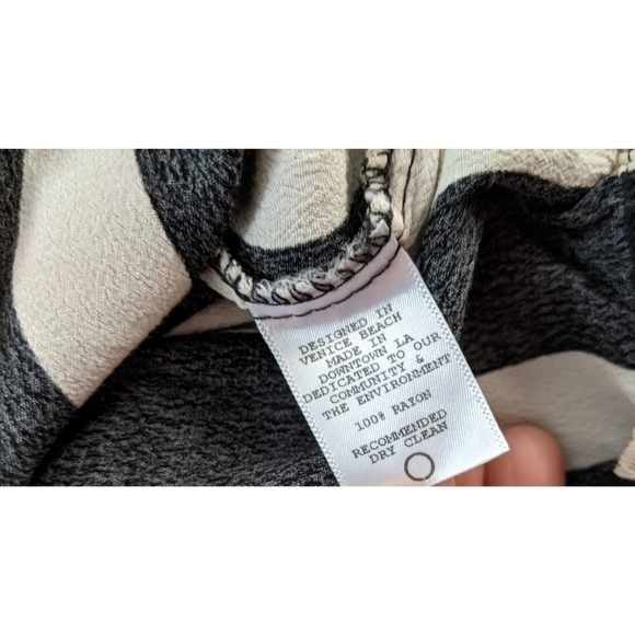 Flynn Skye Tan and Black Striped Festival Top - Picture 4 of 6